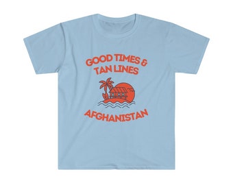 Good Times & Tan Lines Afghanistan Unisex Short-Sleeve T-Shirt