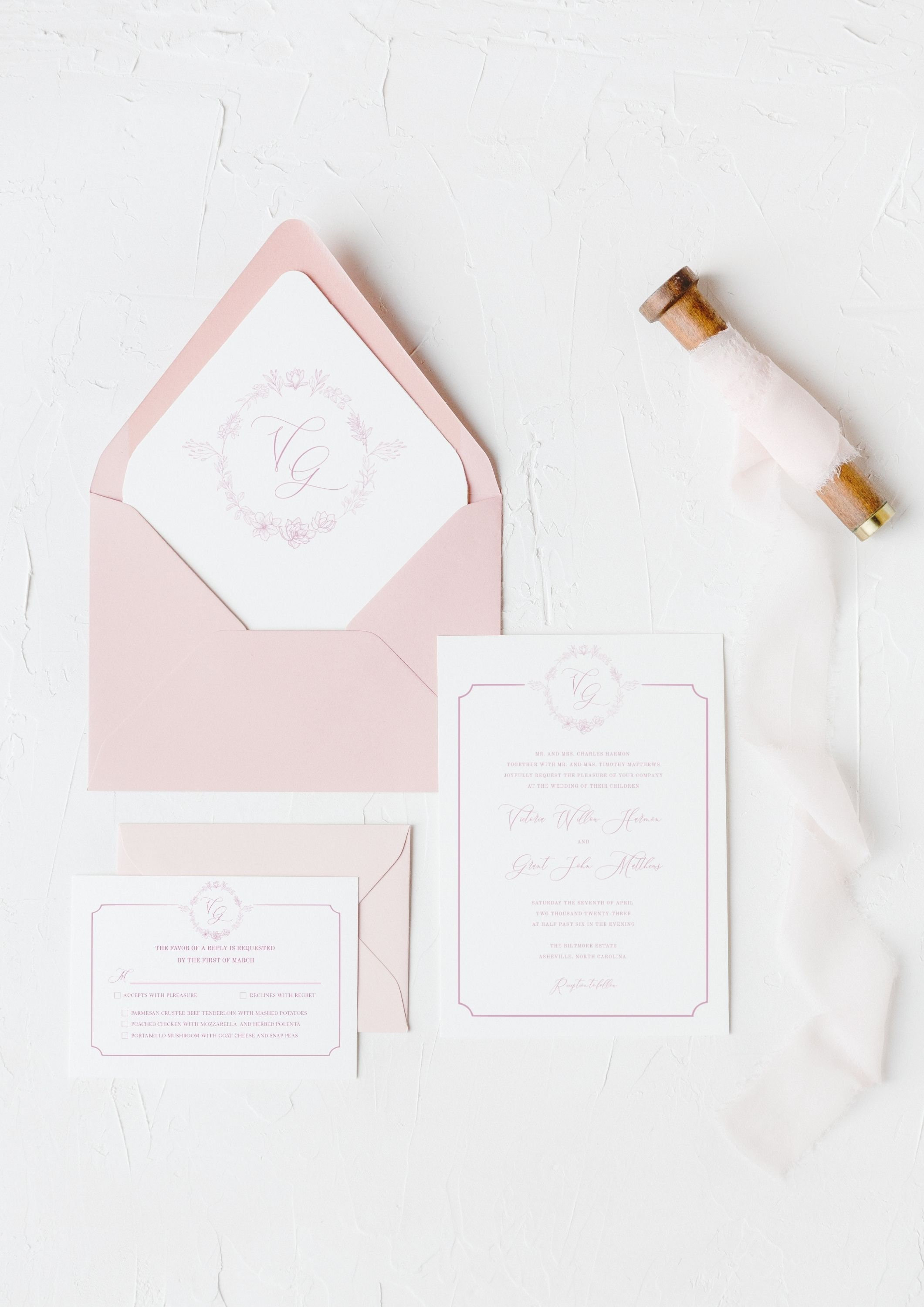 Envelope Liner Templates TWO SIZES A7 and A2 Victoria Wedding Envelope