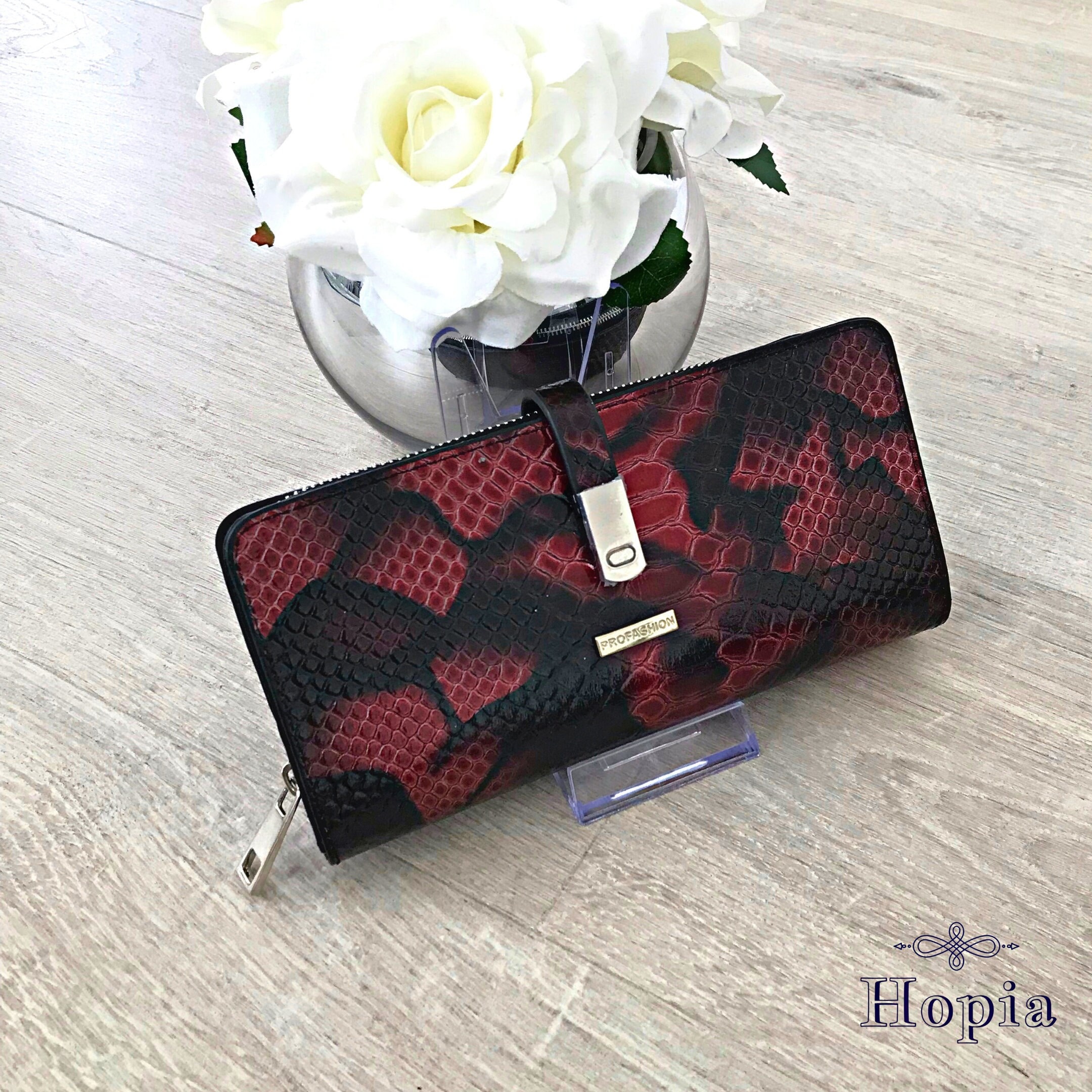 BURGUNDY WALLET, Alligator Purse, Wallet Snake, Designer Wallet, Burgundy  Purse, Cowhide Wallet, Elegant Wallet Women