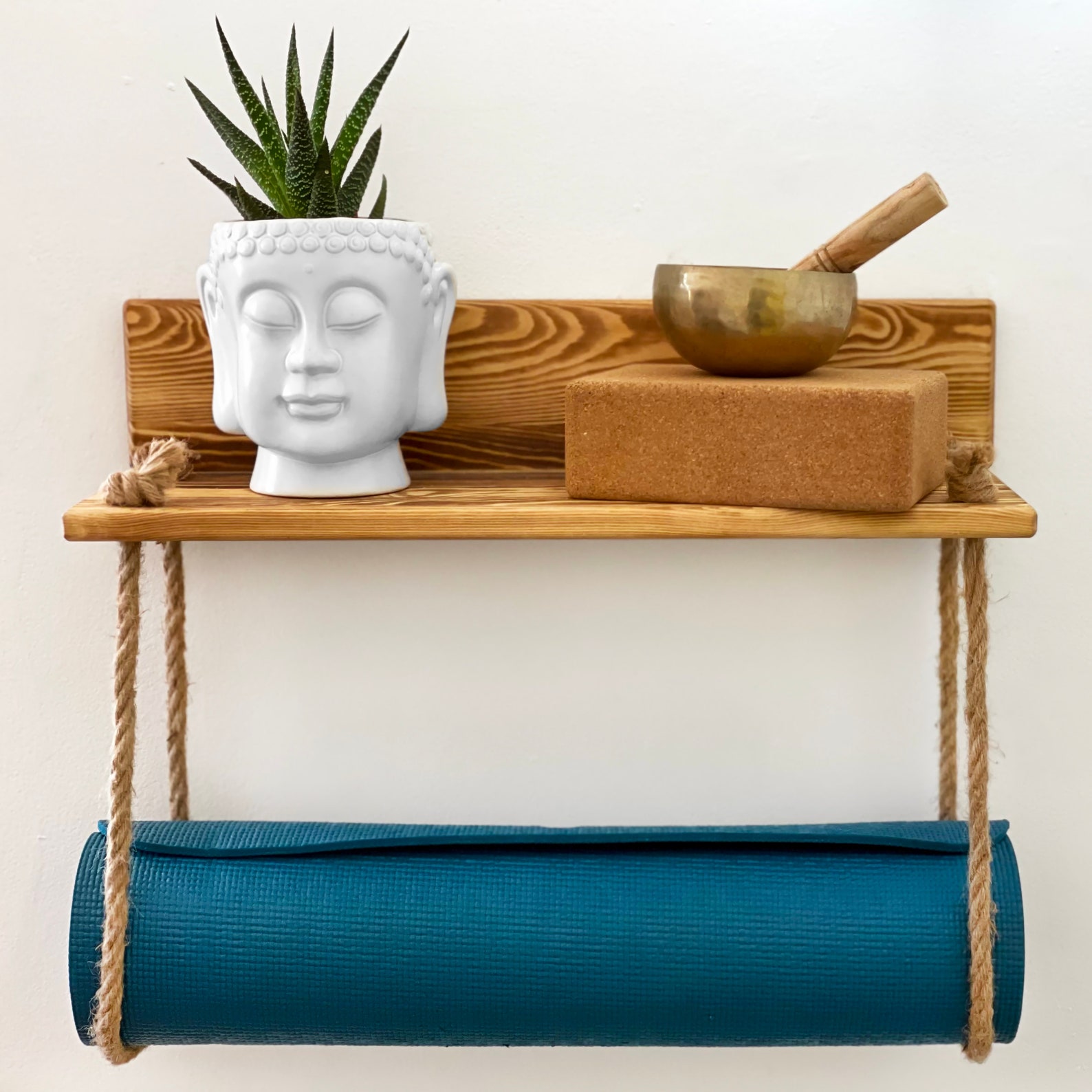 Yoga Mat Shelf Yoga Mat Rack Yoga Mat Holder Wallhung Yoga Etsy