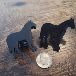 Horse Shaped Tire Valve Stem Caps. Fits on bicycles, cars, trailers, RVs, trucks, SUV or any other Schrader valve (Universal) Valve Stem.
