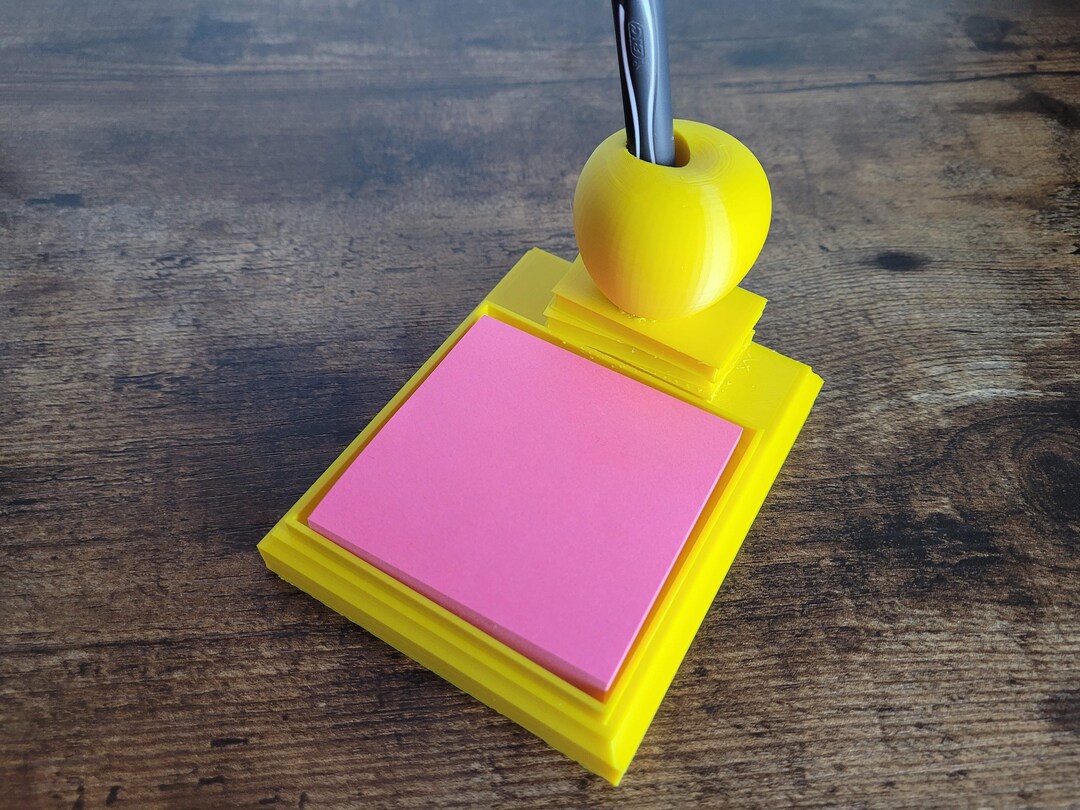 Teacher Post It Note Holder Personalized Sticky Note Holder Etsy