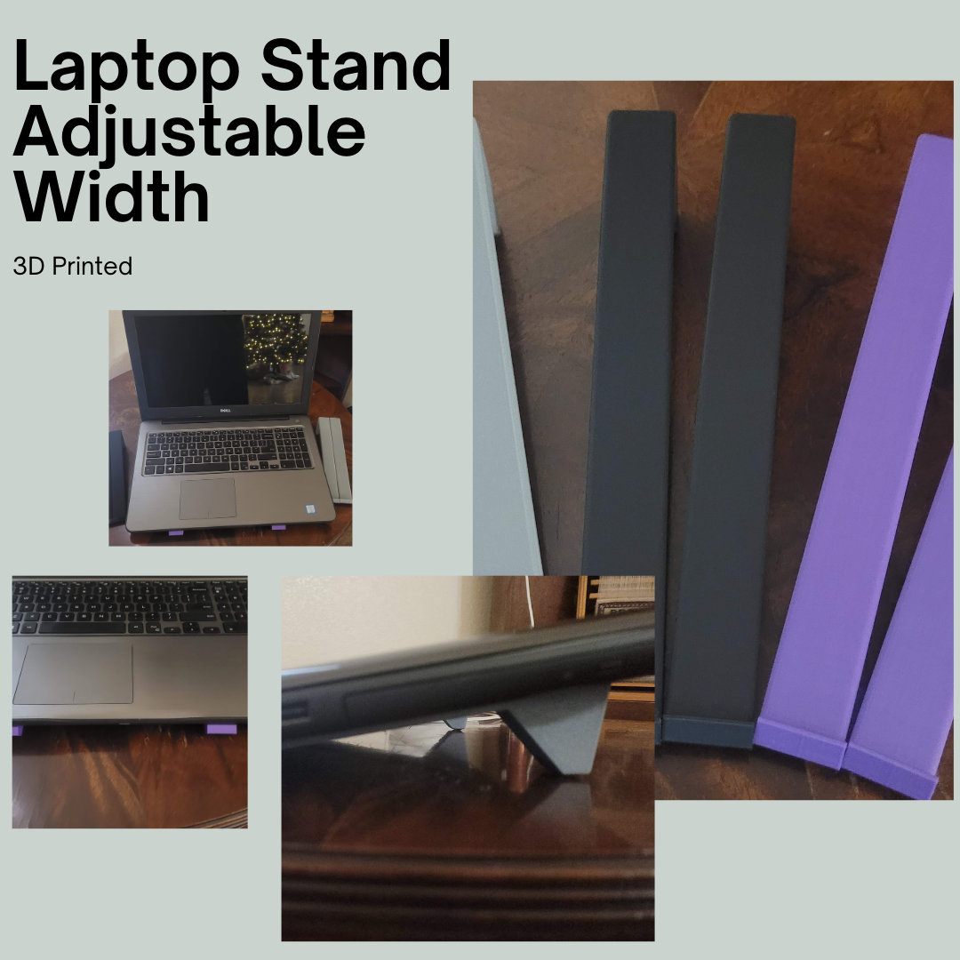 Adjustable Wooden Laptop Stand — Dust Shack