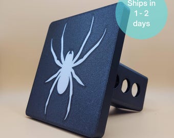 3D Printed Spider Trailer Hitch Cover: Custom Colors, Fits 2-Inch Receivers