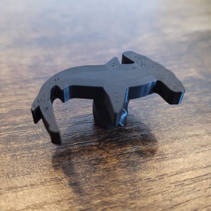 Hammerhead Shark Tire Valve Stem Cap, Black. Available in several Colors. 3D printed with Eco Friendly Material. Schrader Valve Cover