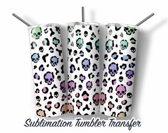Halloween Sublimation Tumbler Transfer Print For 20 oz Tumbler - 30 oz  Tumbler - Ready To press - Heat Transfers