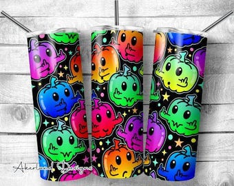 Halloween  Sublimation Tumbler Transfer Print For 20 oz  Tumbler - 30 oz  Tumbler - Ready To press - Heat Transfers
