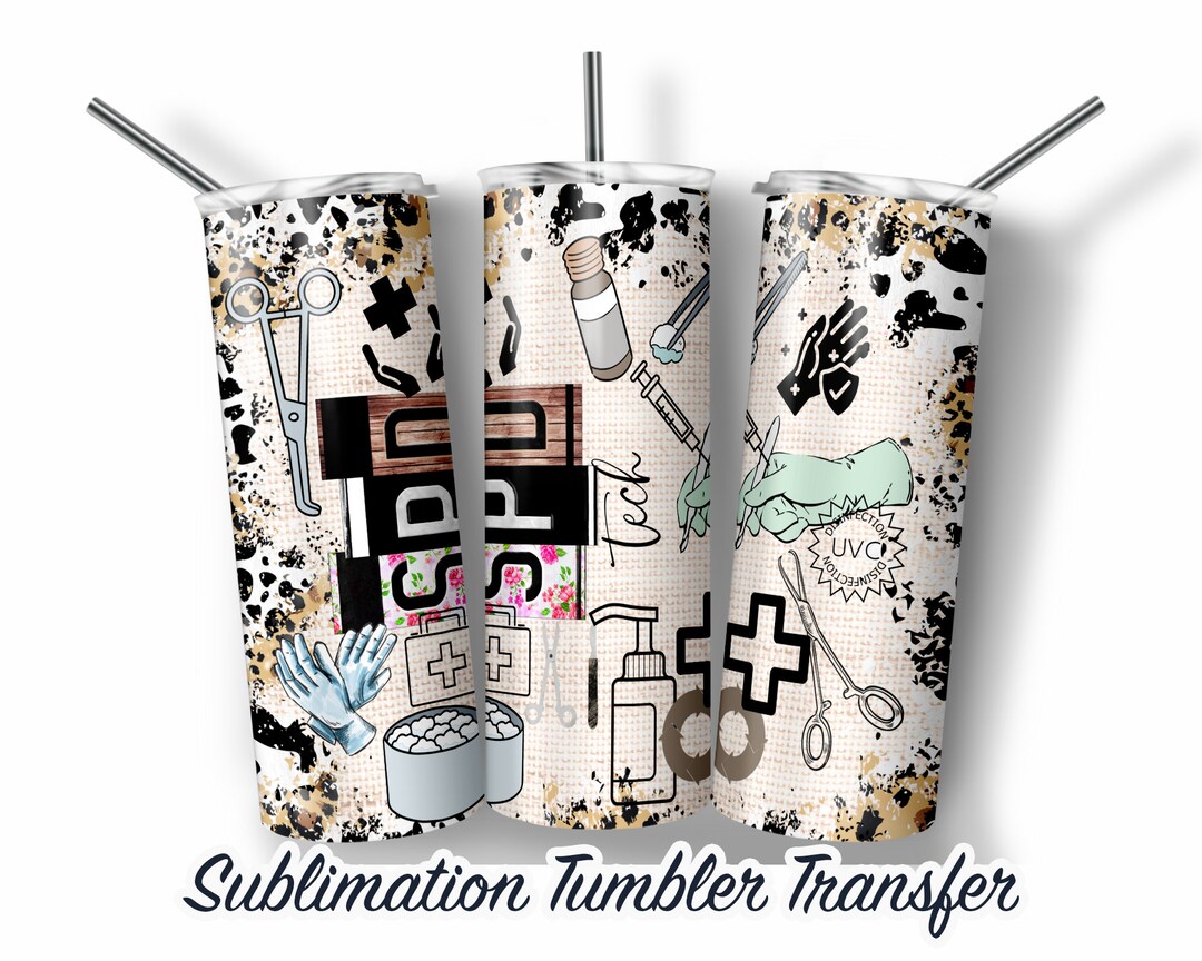 SPD Tech Sublimation Transfer Print for 20 Oz 30 Oz Skinny Tumbler ...