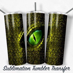 Dragon -  Sublimation Tumbler Transfer Print For 20 oz Tumbler - 30 oz  Tumbler - Ready To press - Heat Transfers
