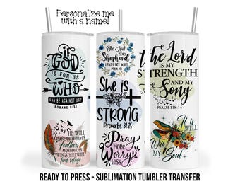 Bible Church  Sublimation Tumbler Transfer Print For 20 oz Tumbler - 30 oz  Tumbler - Ready To press - Heat Transfers