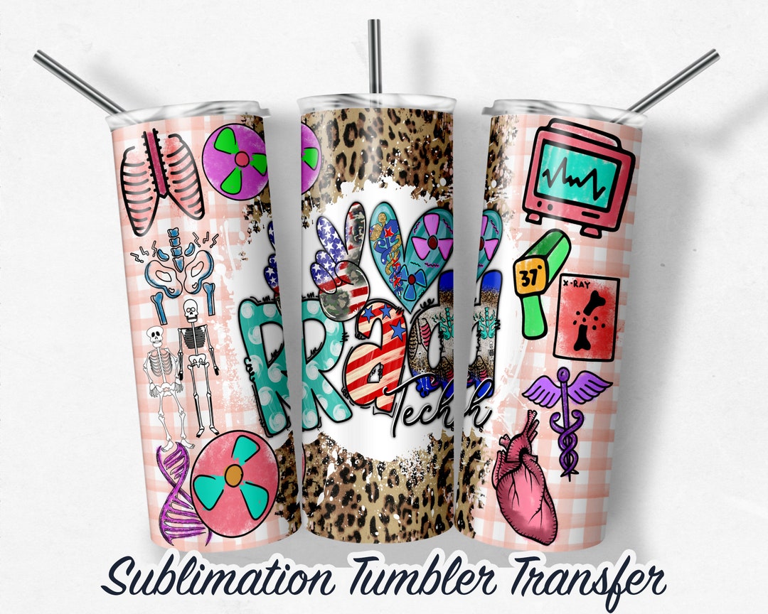 Rad Tech Vinyl Wrap or Sublimation Transfer Print for 20 Oz 30 Oz