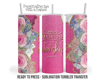 Bible Church  Sublimation Tumbler Transfer Print For 20 oz Tumbler - 30 oz  Tumbler - Ready To press - Heat Transfers