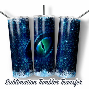 Dragon -  Sublimation Tumbler Transfer Print For 20 oz Tumbler - 30 oz  Tumbler - Ready To press - Heat Transfers