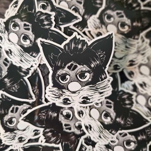 Anime Furby Sticker 90s aesthetic