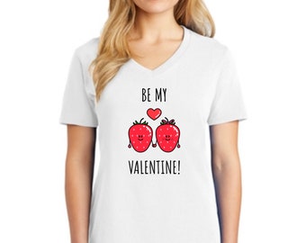 Be My Valentine- Valentine's Day T-Shirt- Unisex- couples Tee- Love