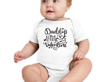 Daddy’s little Valentine’s Onesie - Valentine’s Day - UNISEX