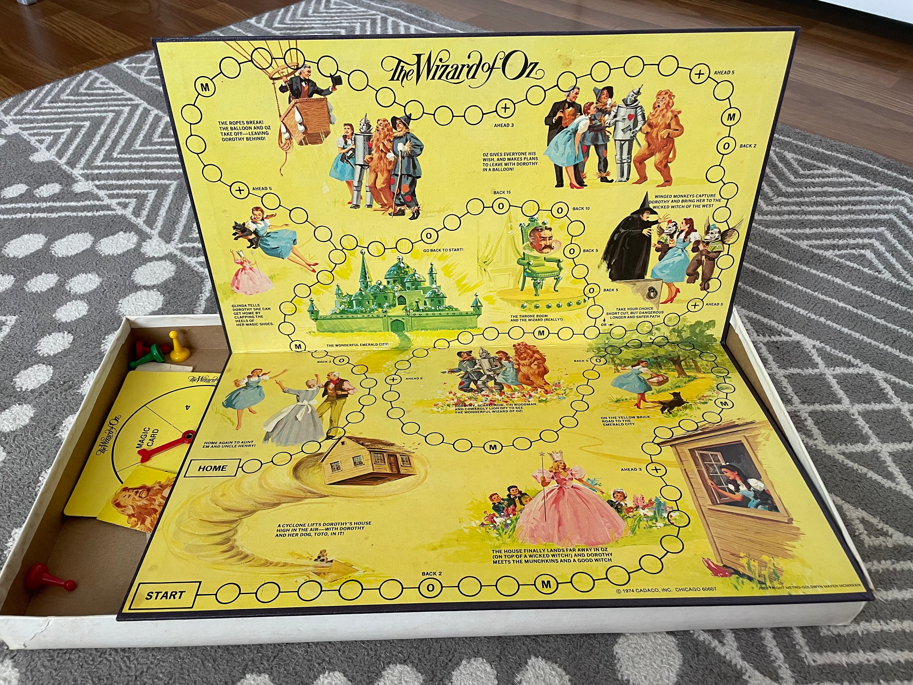Wizard of Oz Board Game Etsy