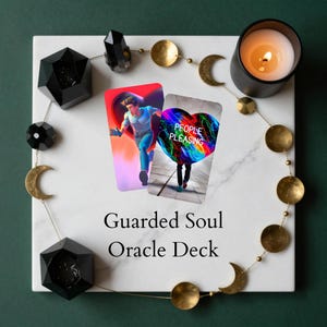 Utskrivbar kärlekshelande orakellek | Guarded Soul Oracle-kort | Digital PDF-självupptäcktsorakel