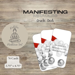 Manifester des Miracles Oracle Deck Version Numérique