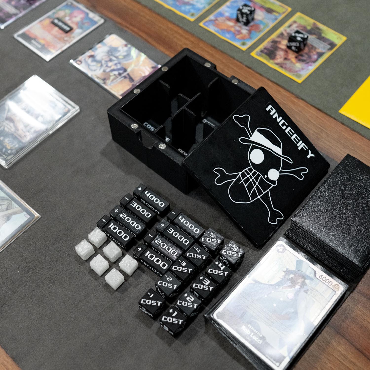 One Piece TCG Accessories Kit, Rotating +/- Power Scaler and More