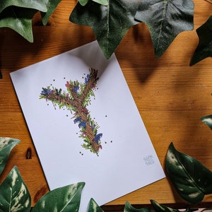 Rune - impression sans cadre A6 / impression au format carte postale