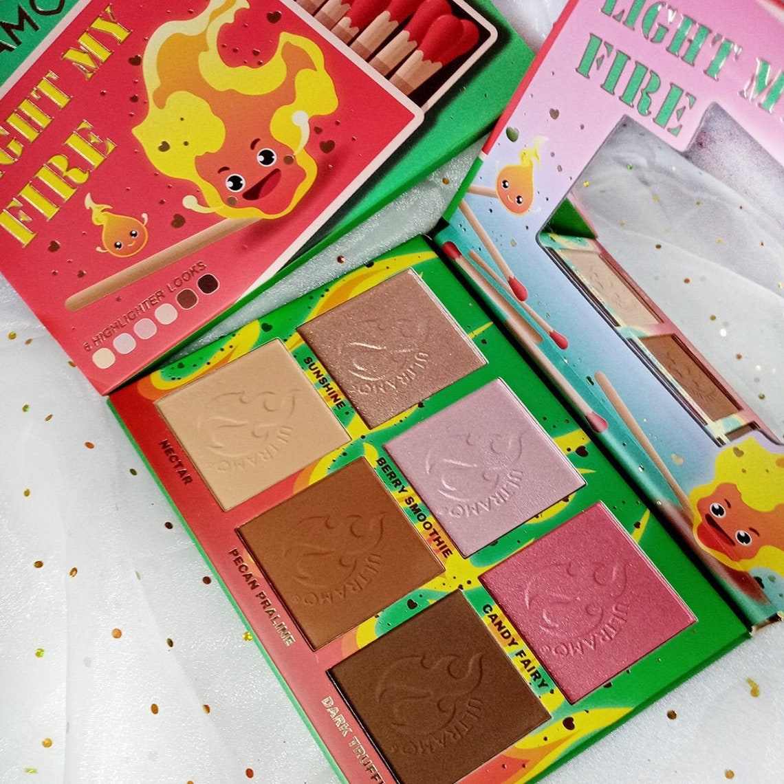 Ultramo Light my fire Highlighter and contour palette Etsy