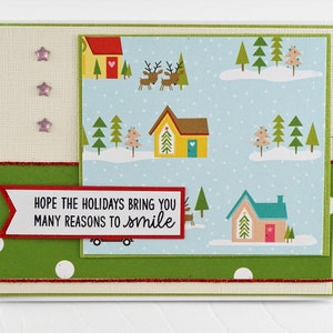 Christmas greeting card , blank, no text inside, Carte de voeux de Noël , vierge, pas de texte à l'intérieur
