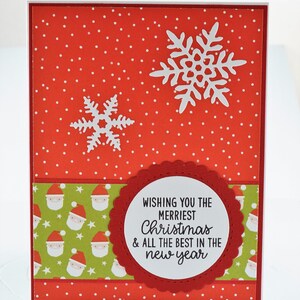 Christmas greeting card with house, blank, no text inside, Carte de voeux de Noël , vierge, pas de texte à l'intérieur