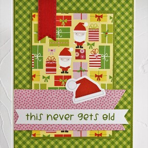 Christmas greeting card , blank, no text inside, Carte de voeux de Noël , vierge, pas de texte à l'intérieur