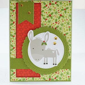 Christmas greeting card with house, blank, no text inside, Carte de voeux de Noël , vierge, pas de texte à l'intérieur