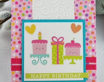 Kids greeting card, blank greeting card, birthday card, Carte de voeux pour enfants, carte de voeux vierge, carte de fête