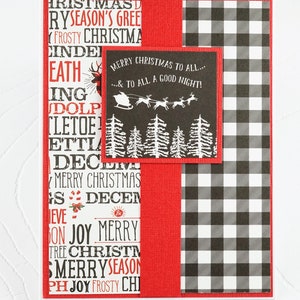 Christmas greeting card , blank, no text inside, Carte de voeux de Noël , vierge, pas de texte à l'intérieur