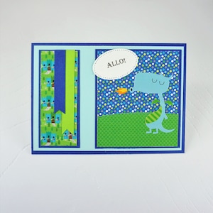 Carte de souhaits en francais, Bonne fête, dragon, sans text, avec enveloppe, Greeting card in french, viking, without text, with envelope