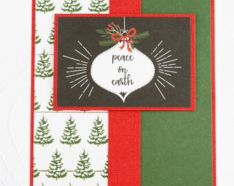 Christmas greeting card , blank, no text inside, Carte de voeux de Noël , vierge, pas de texte à l'intérieur