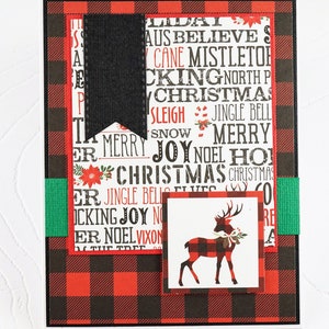 Christmas greeting card with house, blank, no text inside, Carte de voeux de Noël , vierge, pas de texte à l'intérieur