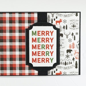 Christmas greeting card , blank, no text inside, Carte de voeux de Noël , vierge, pas de texte à l'intérieur