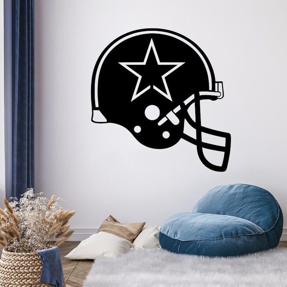 NFL Dallas Cowboys Helmet Wall Art Sign Wood Sign 24