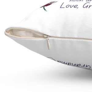 Granddaughter Cuddle Cushion, To My Beautiful Granddaughter Pillow Case with Pillow, Hug in A pillow from Grandma to Granddaughter image 9