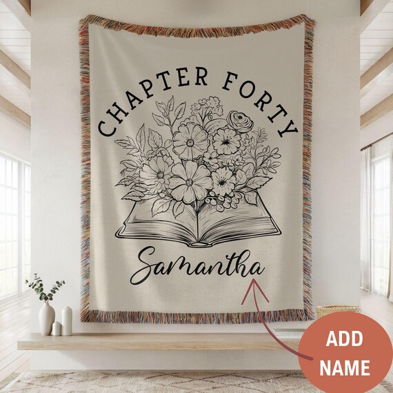 Blanket Birthday Ideas For Wife Turning 40 40th Birthday Gift