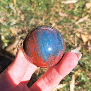 Ocean Jasper Sphere - Gemstone Sphere, Metaphysical Crystal, Crystal Collection
