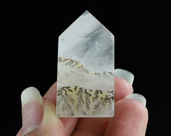 Natural Dendritic Quartz Point, Crystal Tower