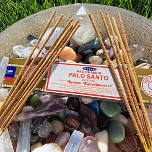 Sacred Palo Santo Incense Sticks - Natural Aromatherapy for Meditation and Cleansing