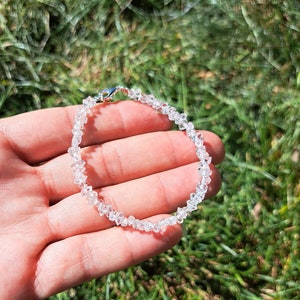 Natural Herkimer Diamond Bracelet - Healing and Harmony