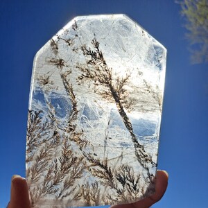 Natural Dendritic Quartz Slab - Mediation, Healing, Connection