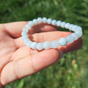 Pulsera de Aguamarina - Tranquilidad, Armonía y Comunicación
