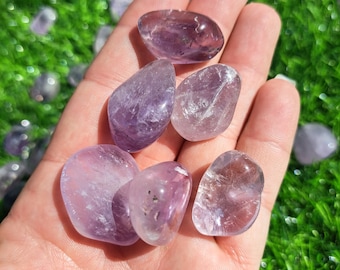 Amethyst Crystal Tumble - Polished Gemstone for Meditation and Energy Healing