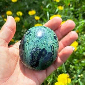 Beautiful Kambaba Jasper Palm Stone - Natural Energy Stone for Chakra Balance and Harmony