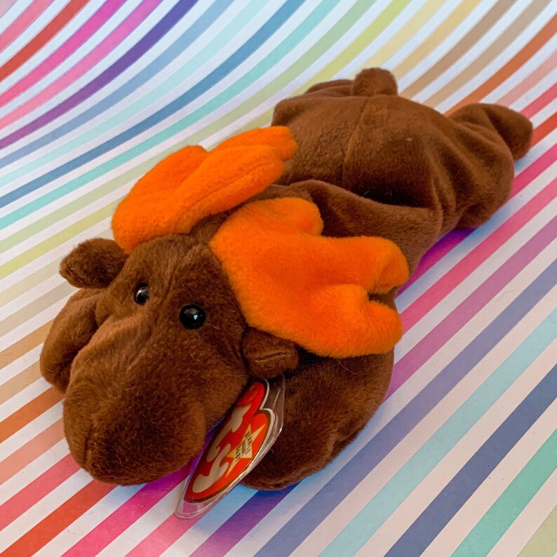 TY Beanie Baby Chocolate the Moose 1993 MWMT - Etsy