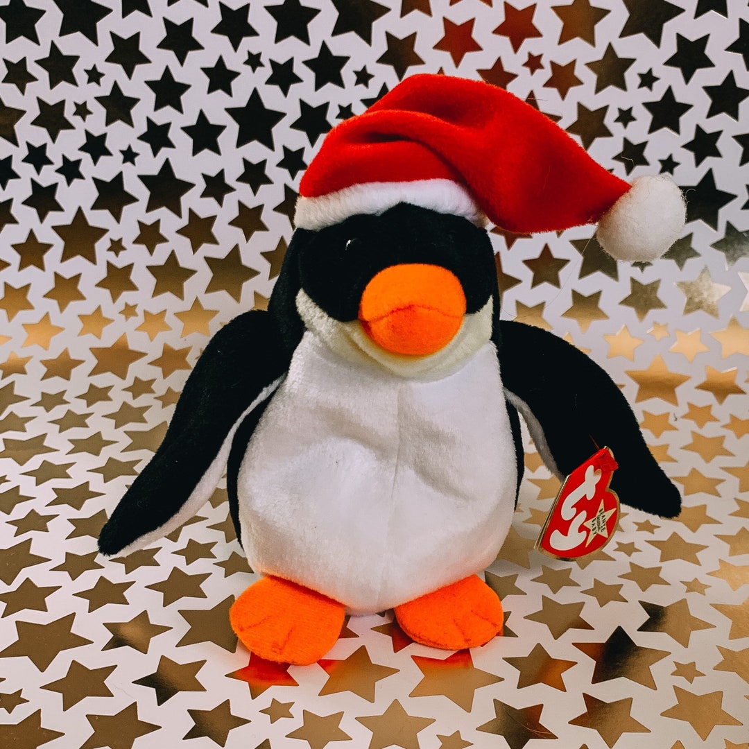 TY Beanie Baby Zero the Penguin 1998, MWMT Etsy