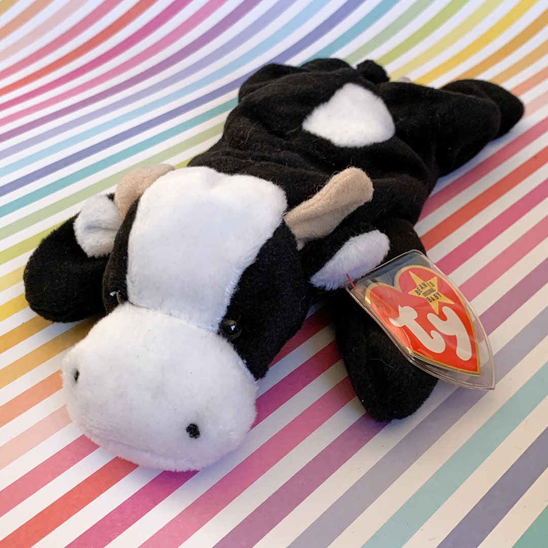 TY Beanie Baby Daisy the Cow 1993, MWMT Etsy